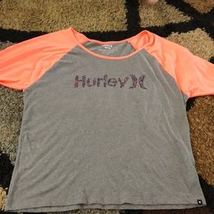 Hurley 3/4 sleeve top